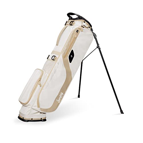 Sunday Golf El Camino Bag - Lightweight Sunday Golf Bag with Strap and Stand – Easy to Carry – Golf Stand Bag for The Driving Range, Par 3 and Standard Courses, 3.9 pounds