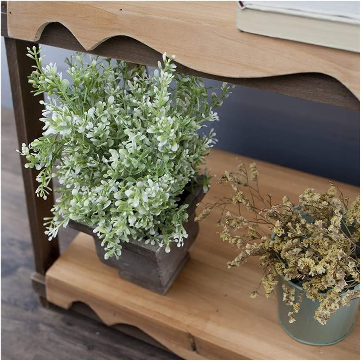 Stand Flower Stands Flower Shelf Potted Rack Bonsai Display Herb Pot Holder Multi-Layer Folding Portable Wooden Garden Patio