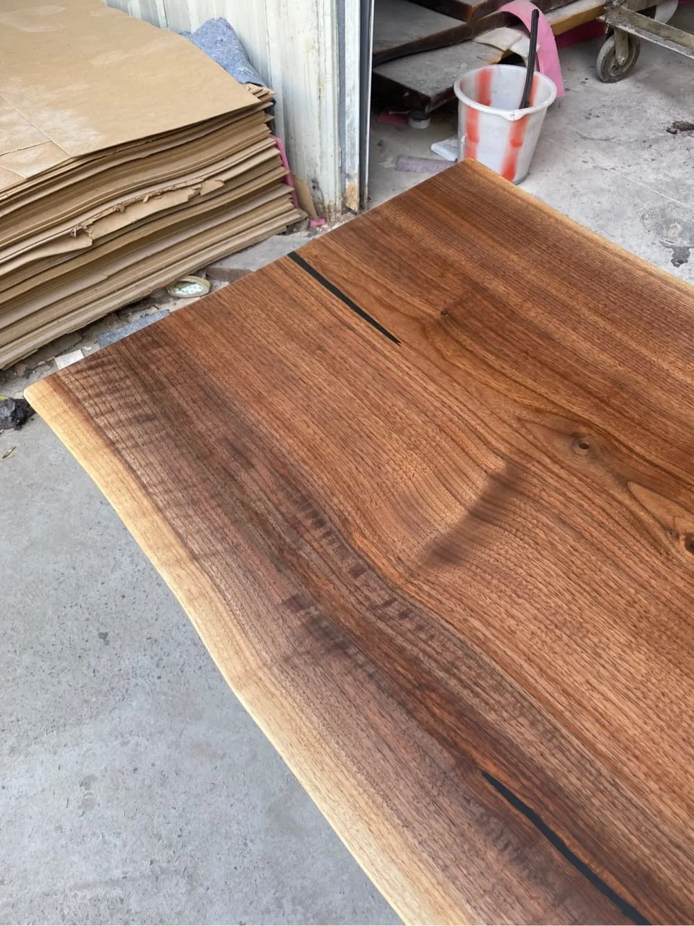 sell well Wood Slab  Live Edge Wood Slab  Wood Slab Table  Slab Wood Table  Live Edge Kitchen Table  Black Walnut Slab
