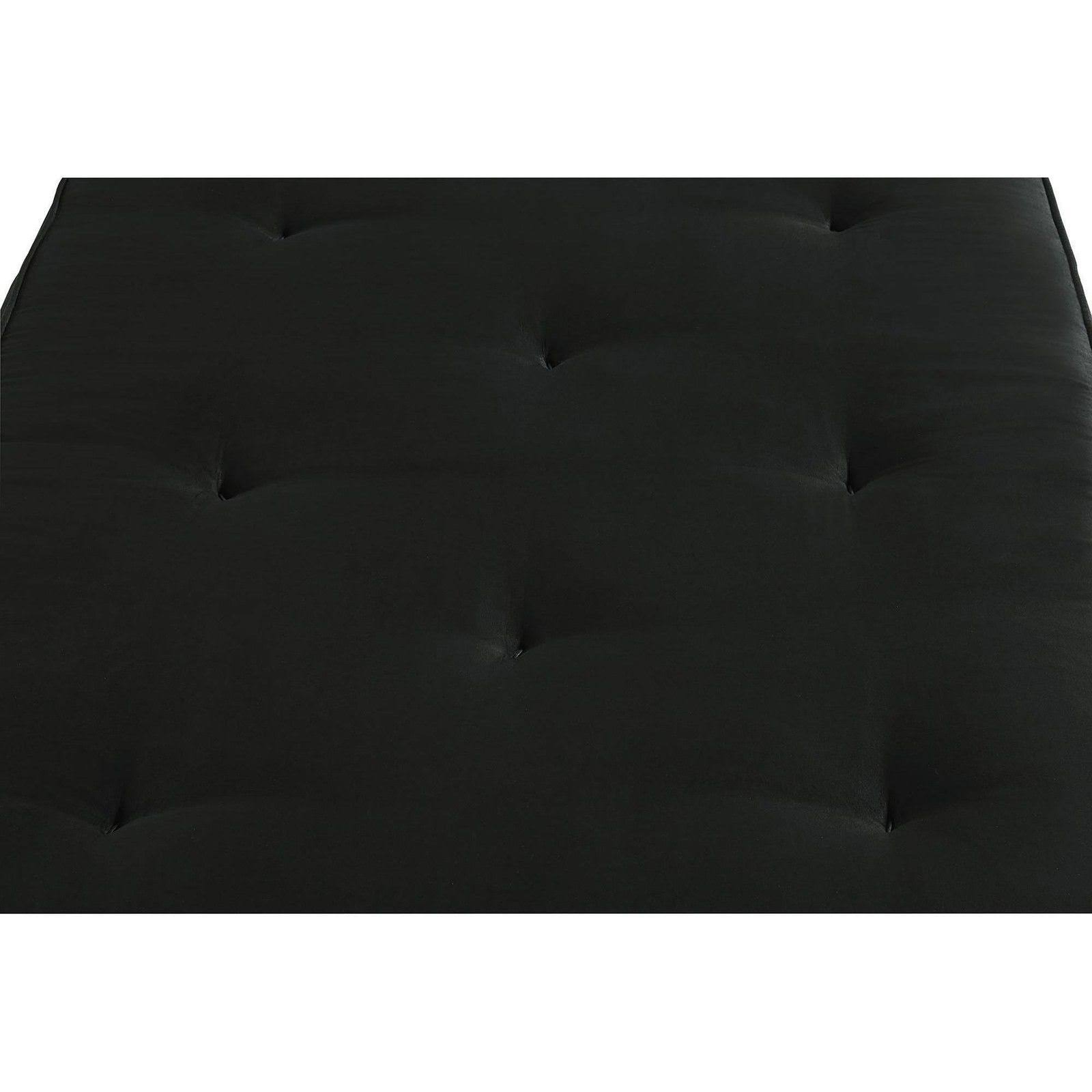 DHP 8-Inch Independently Encased Coil Futon Mattress Full Size Black
