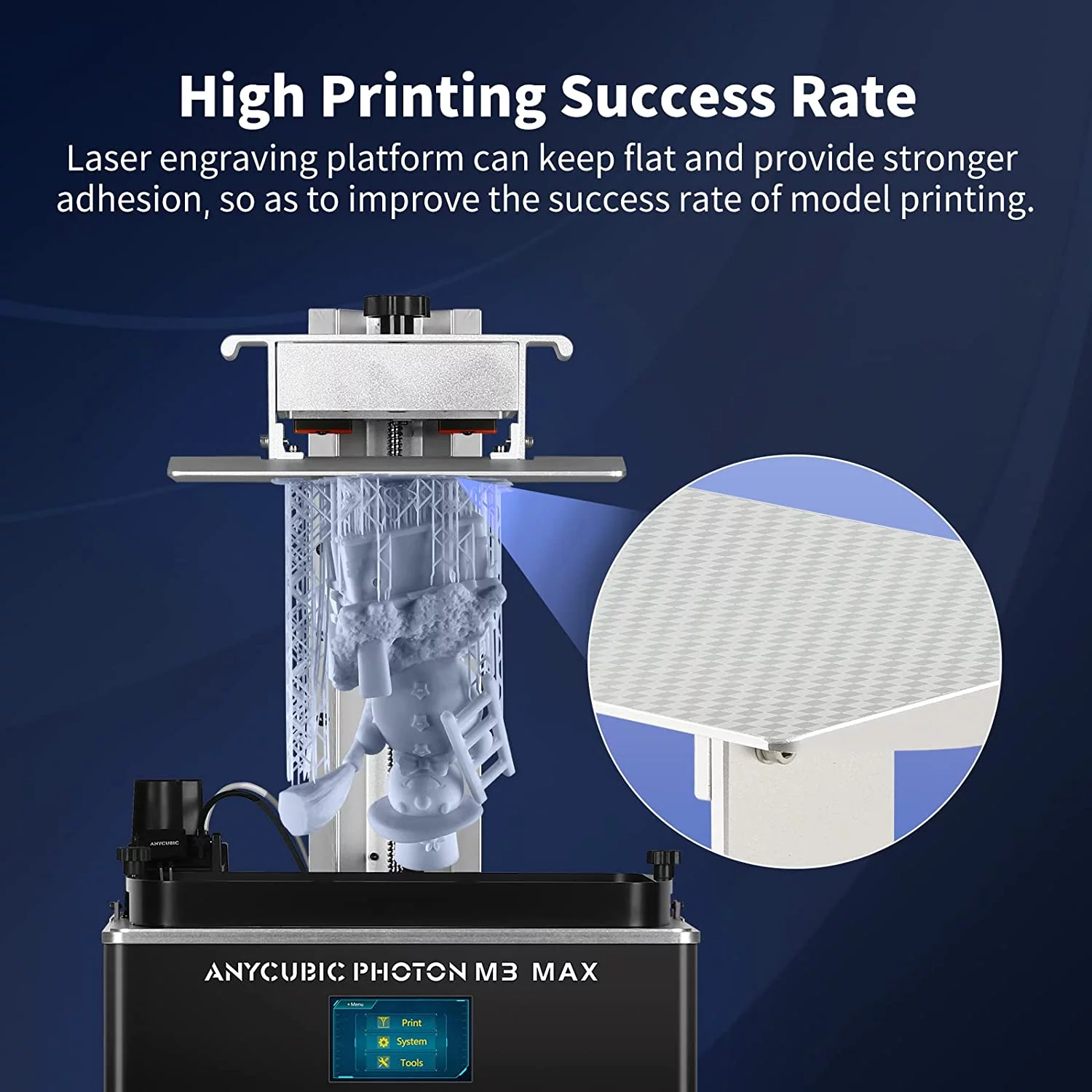 Anycubic  Photon M3 Max LCD 3D Printer Large 3D Printing Size 11.7'' x 6.5'' x 11.81'' Fast