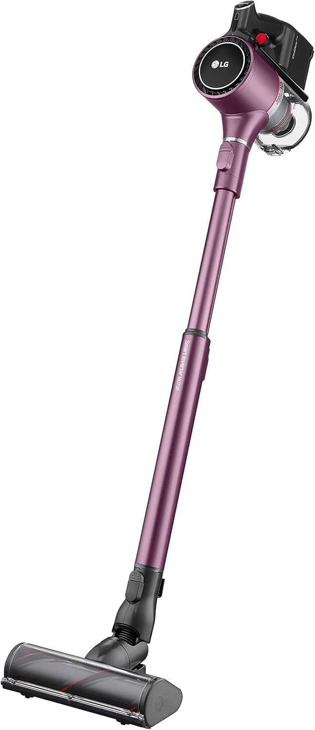 LG CordZero Cordless Stick Vacuum Cleaner, Hard Floor, Carpet, Wet Mop, Car, Powerful Suction, High-Capacity Dust Bin, Extra Battery, Up to 120 Min, Lightweight, A929KVM
