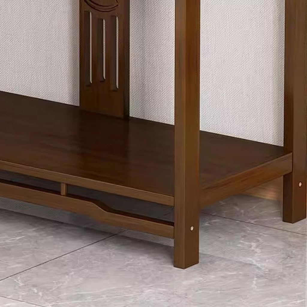 Mandir for Home Chinese-style Entrance Cabinet, Home Coffee Table, Buddha Table Display Stand, Modern Buddha Statue Display Table Buddhist Altar