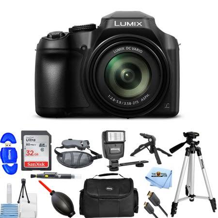 Panasonic Lumix Dc-fz80 Digital Camera Pro Bundle