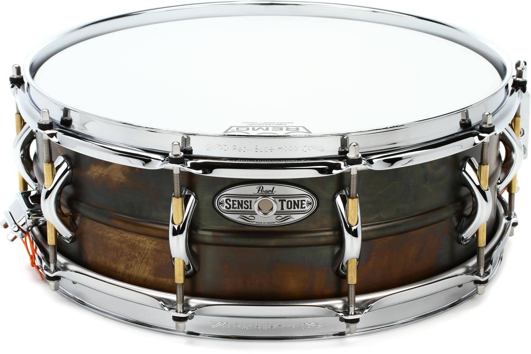 Pearl 14x22 x 5x22 SensiTone Premium Beaded Brass Snare Drum