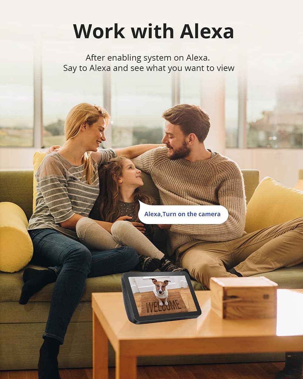 3MP Wireless Security Camera System, SANNCE 8CH 5MP CCTV NVR and 3MP 4Pcs WiFi Outdoor/Indoor Security IP Cameras, Works with Alexa, One-Way Audio, Motion Alerts, AI Human Detection, 1TB Hard Drive