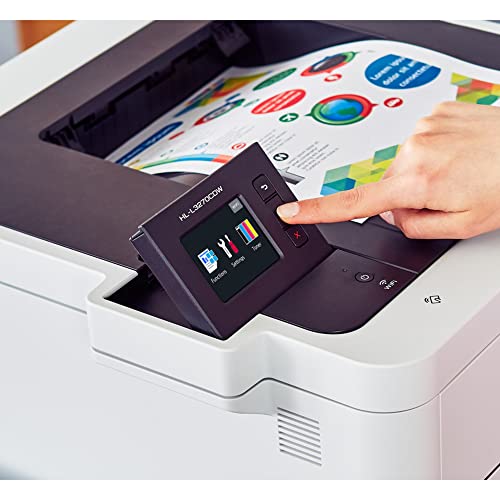 Brother HL-L3230CDW Compact Digital Color Printer Providing Laser Printer Quality Results with Wireless Printing and Duplex Printing, Amazon Dash Replenishment Ready, White