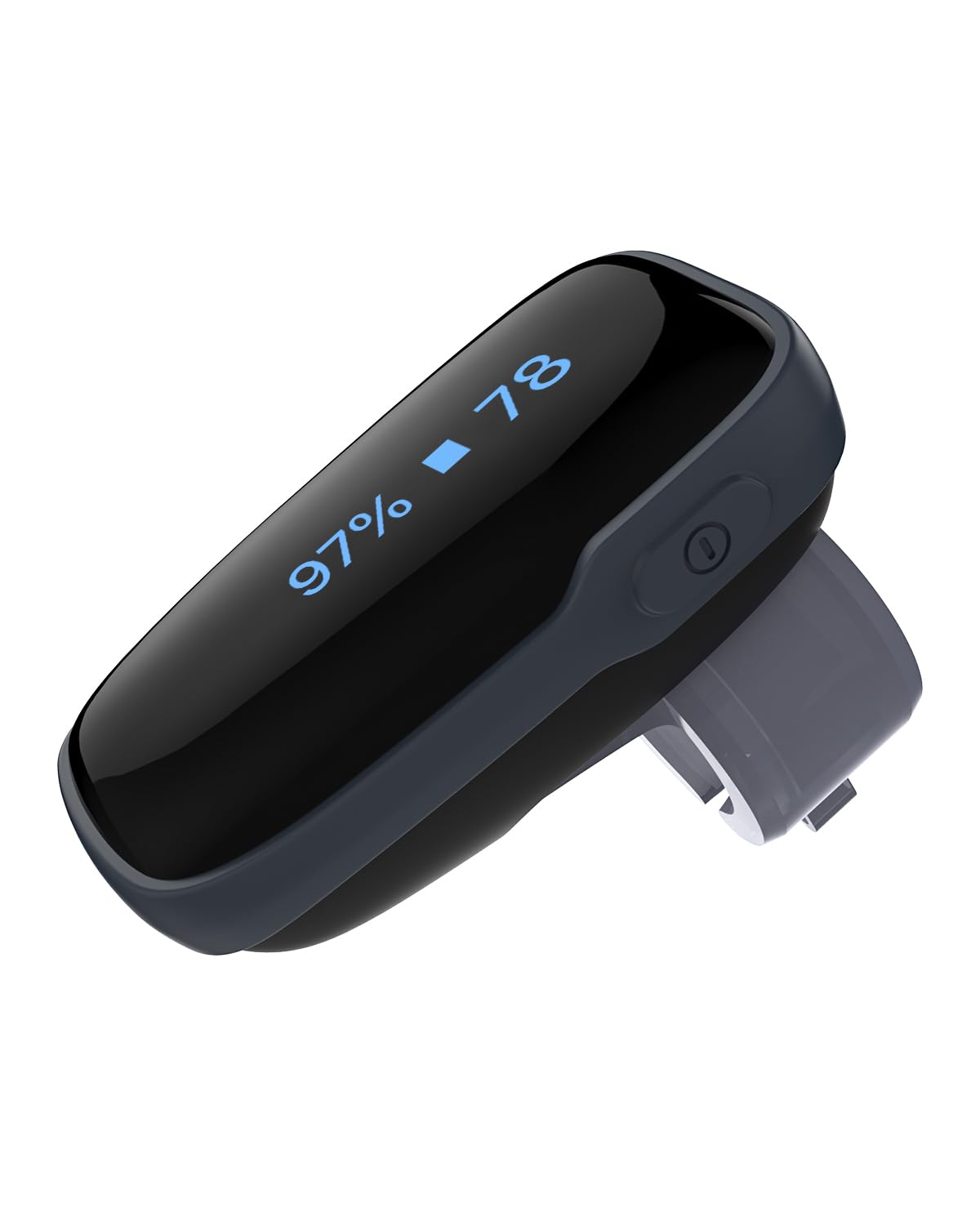 Vibeat Oxygen Meter Finger Pulse Oximeter, OxyLink Wearable Blood Oxygen Monitor for 12 Hours Continuous Tracking, Audio Reminder & Oxygen Level Report, Free APP
