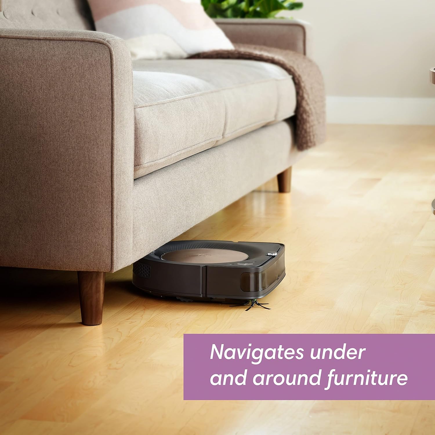 iRobot Roomba s9+ Self Emptying Robot Vacuum - Empties Itself for 60 Days, Detects & Cleans Around Objects in Your Home, Smart Mapping, Powerful Suction, Corner & Edge Cleaning