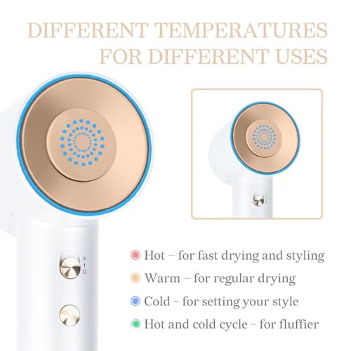 Tideway™ High Speed Hair Dryer, Brushless Motor high -Speed Low Noise Temperature Control ion Hair Dryer, Tideway High Speed Hair Dryer Pro.