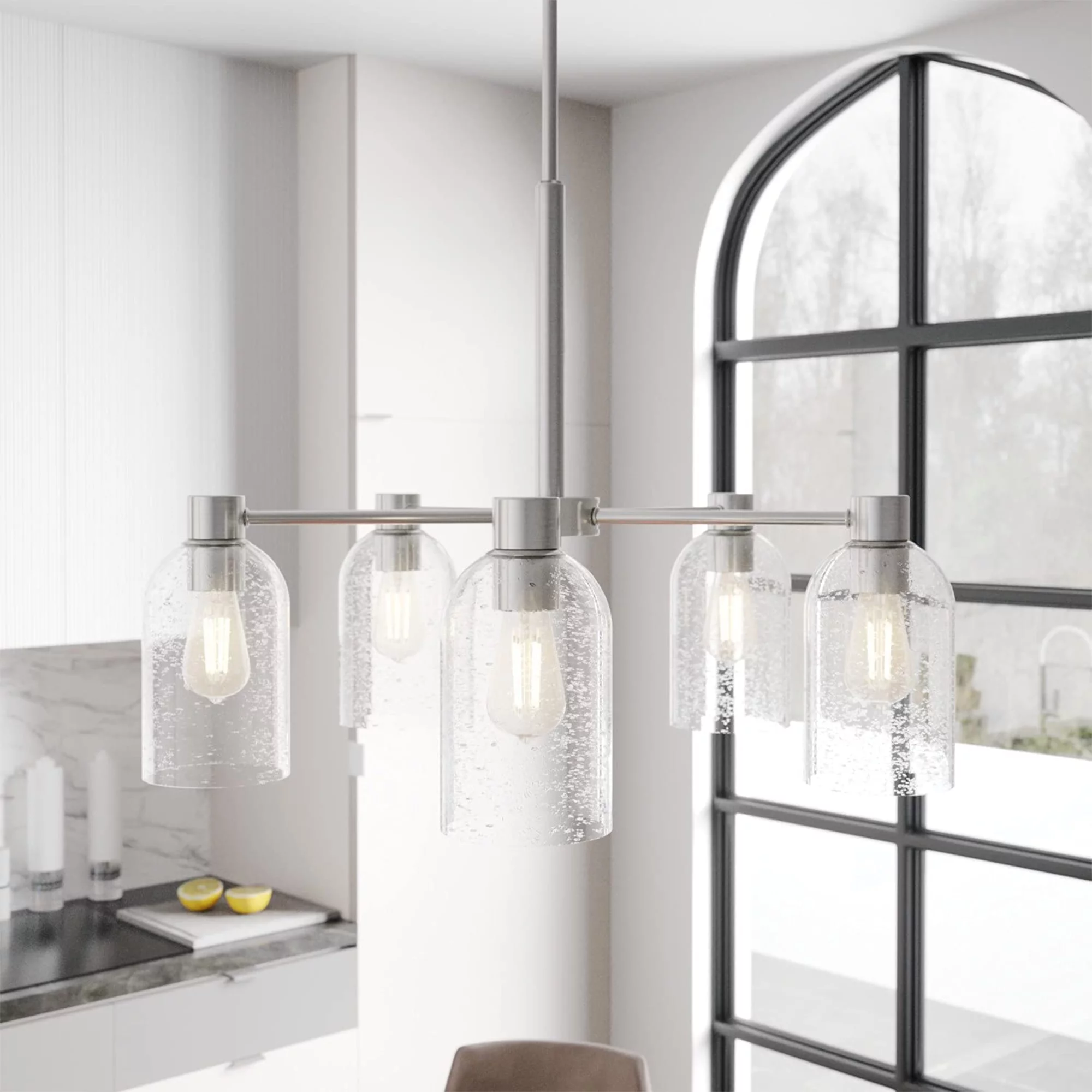 Hunter Fan Company Lochemeade 5 Bulb Hanging Chandelier Light Fixture
