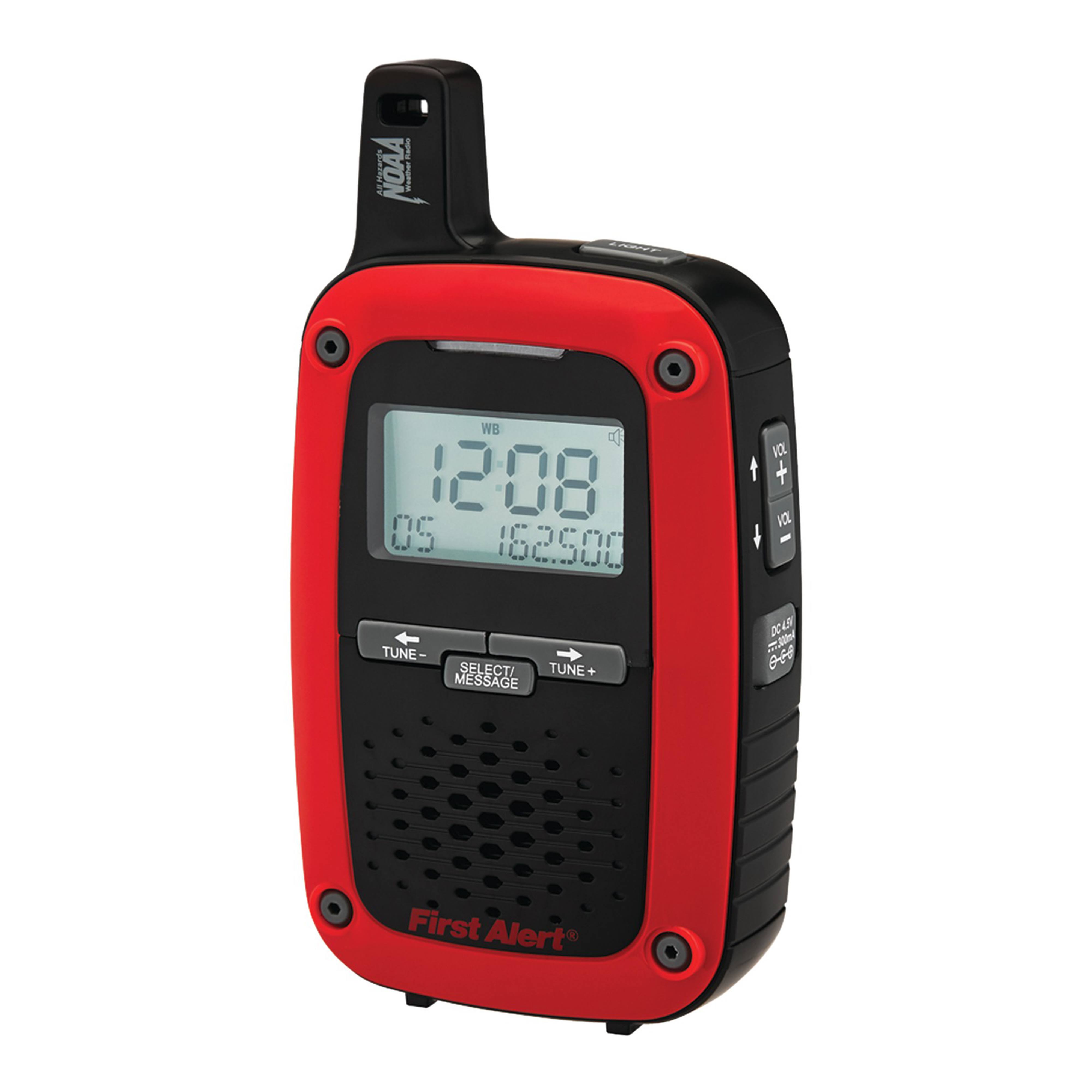 First Alert SFA1135 Weather Alert Radio with S.A.M.E./NOAA - Red/Black - Avayadevconnect
