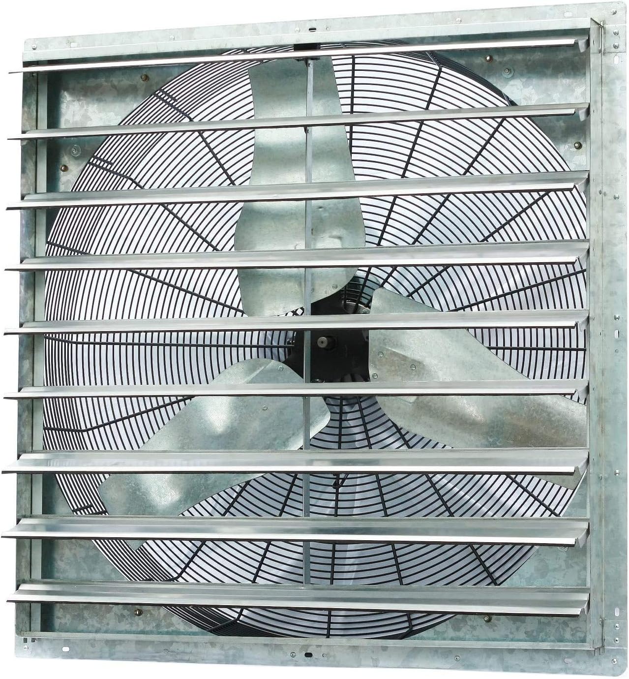 iLiving 30" & 36" Wall Mounted Shutter Exhaust Fans - Thermostat Control & Single Speed - Ventilation For Home Attic, Shed, Garage - 5088 & 6128 CFM