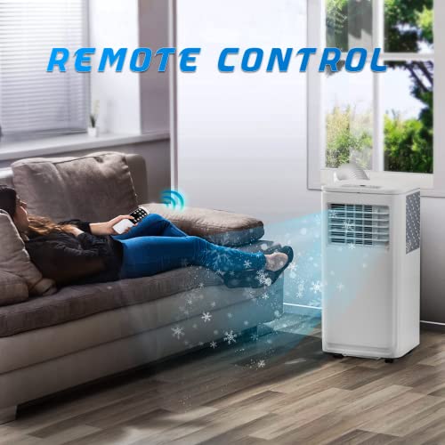 VITESSE 8000/10000 BTU Portable Air Conditioners, Air Conditioner with Remote for Room up to 350 Sq Ft, 3-IN-1 Portable AC Unit w/Humidifier, Fan Functions & 24H Timer