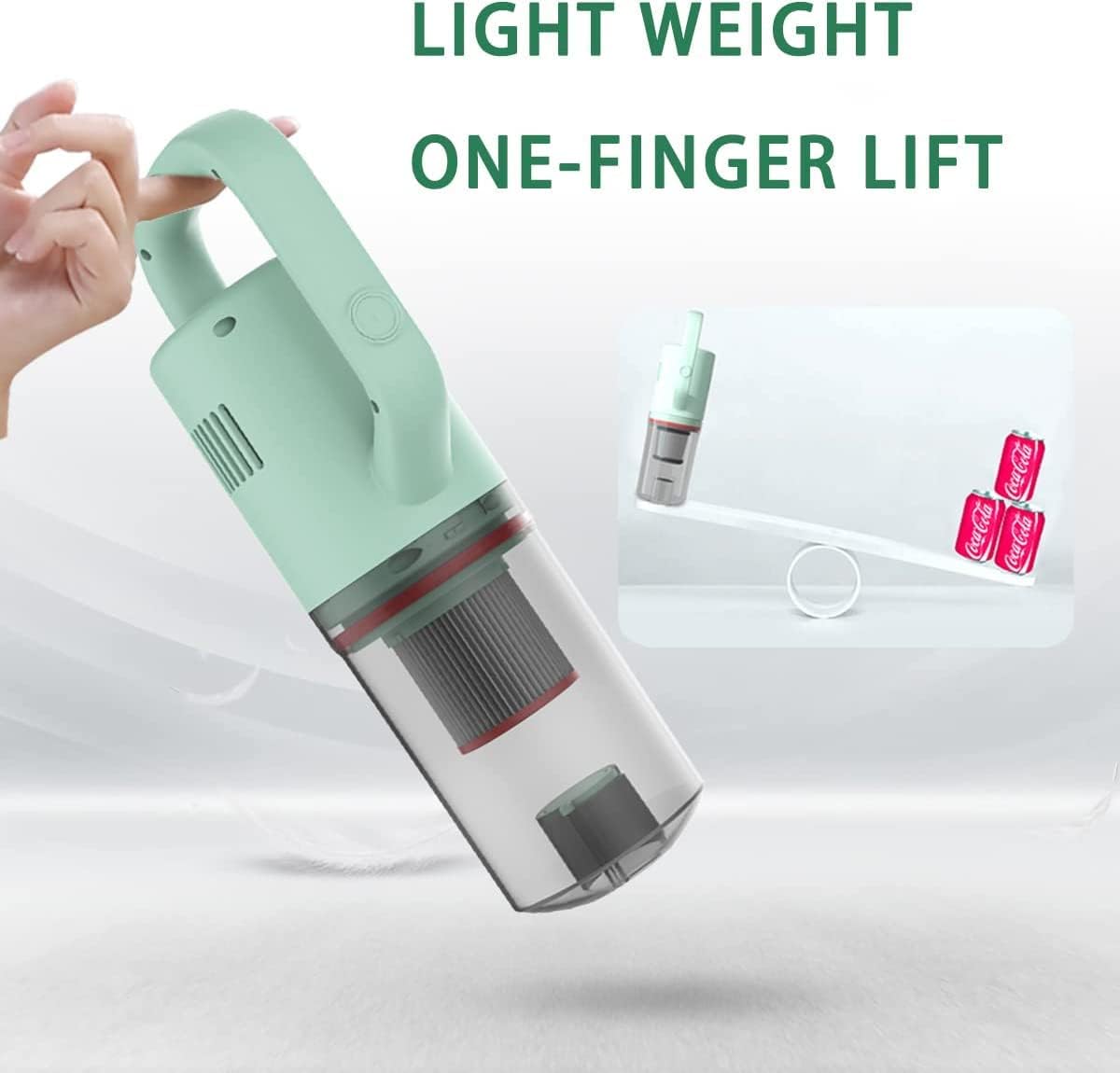 Cordless Vacuum Cleaner Lightweight Vacuum and Steam Mop Cleaner For Hardwood Tile
