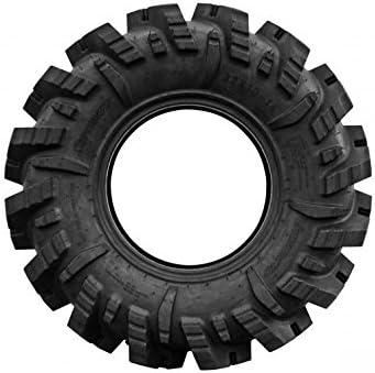 SuperATV Intimidator UTV / ATV Mud Tire for RZR, X3, General, Maverick, Ranger, Rock & All Terrain UTV Mud Tire | 26.5x10-14 | 2" Tread Depth | 6 Ply Ratings