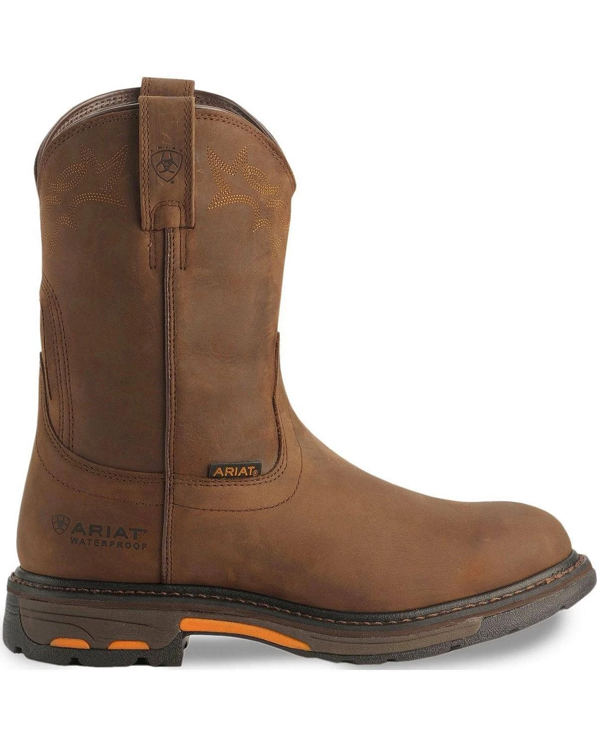 Ariat Workhog Pull-On H2O 11.5 Men&s Brown