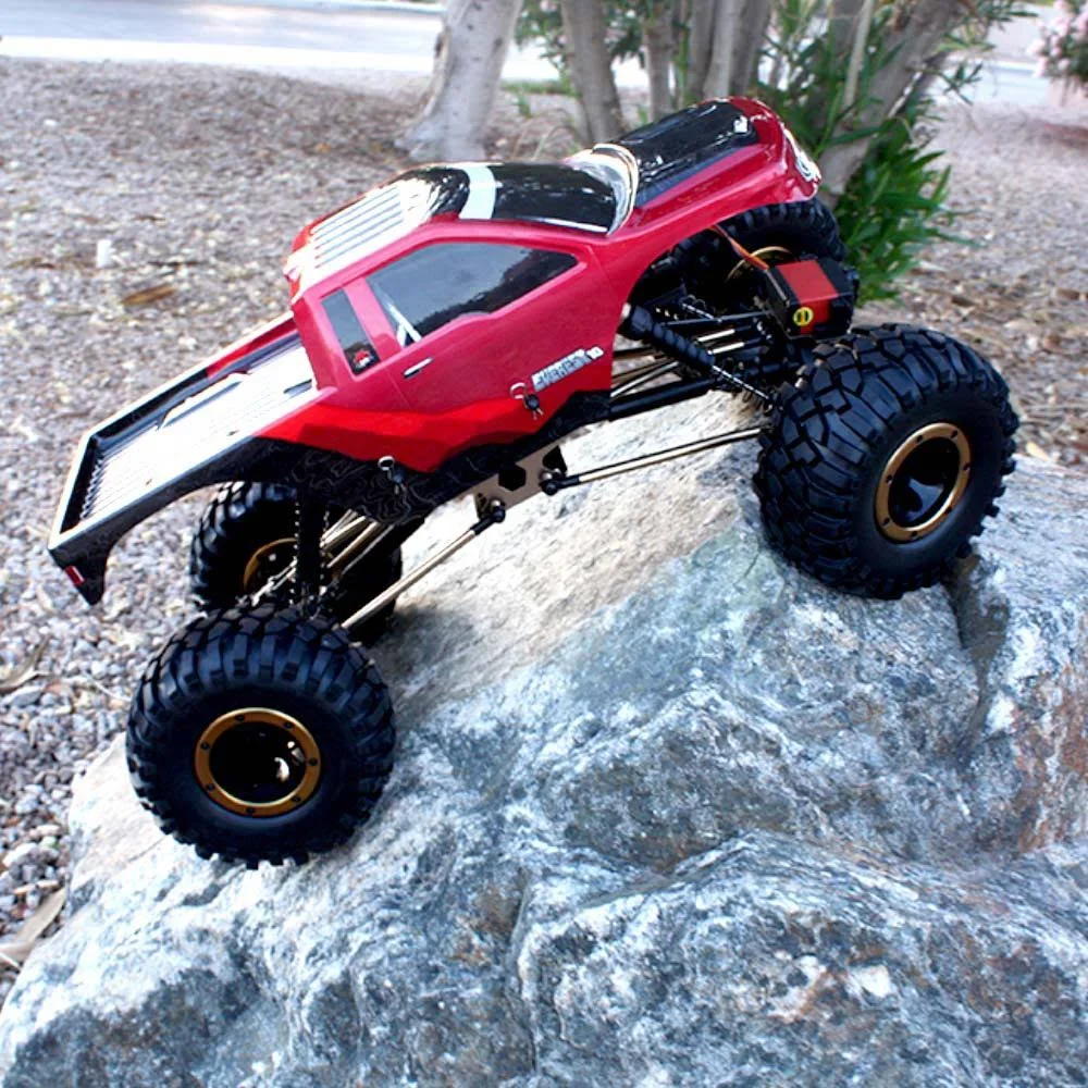 Redcat Racing Everest-10 1:10 Scale Rock Crawler Electric RC Truck, Red/Black