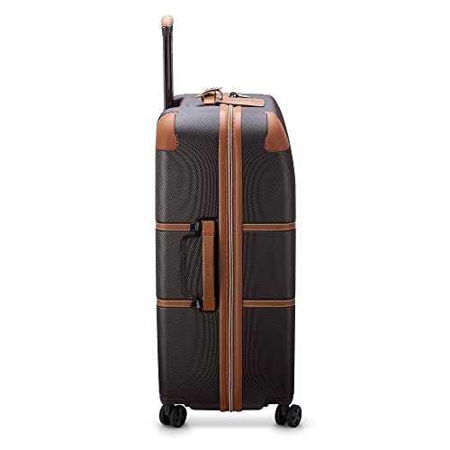 DELSEY PARIS Chatelet Air 2.0 Hardside Luggage with Spinner Wheels, Angora, Checked-Large 28 Inch