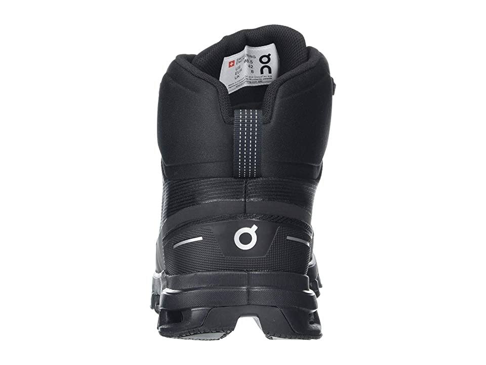 on Running Men&s Cloudrock Waterproof All Black / 11.5 / M