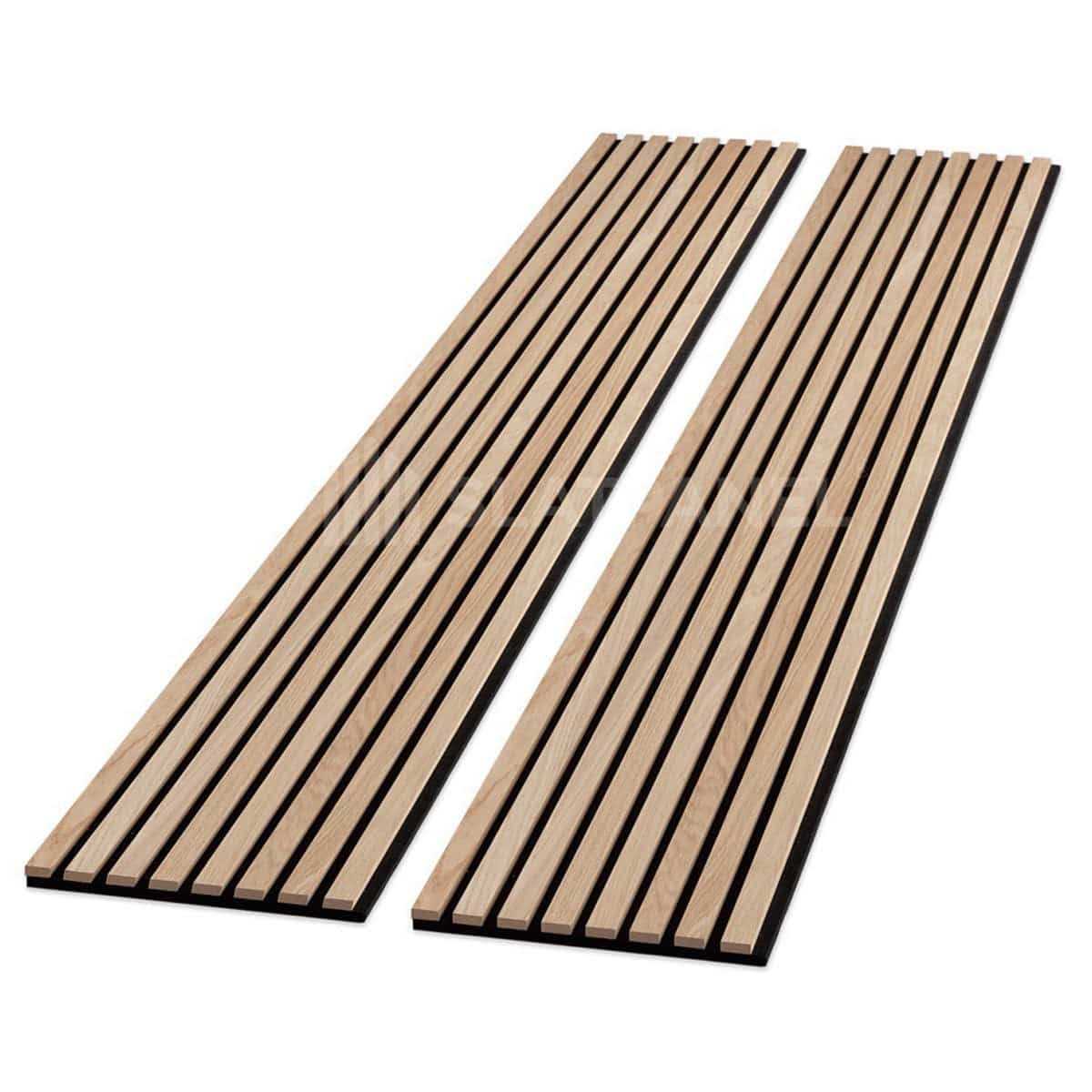 The Wood Veneer Hub Acoustic Wood Wall Slat Panels Oak - Shop Hardware Tools Online Store