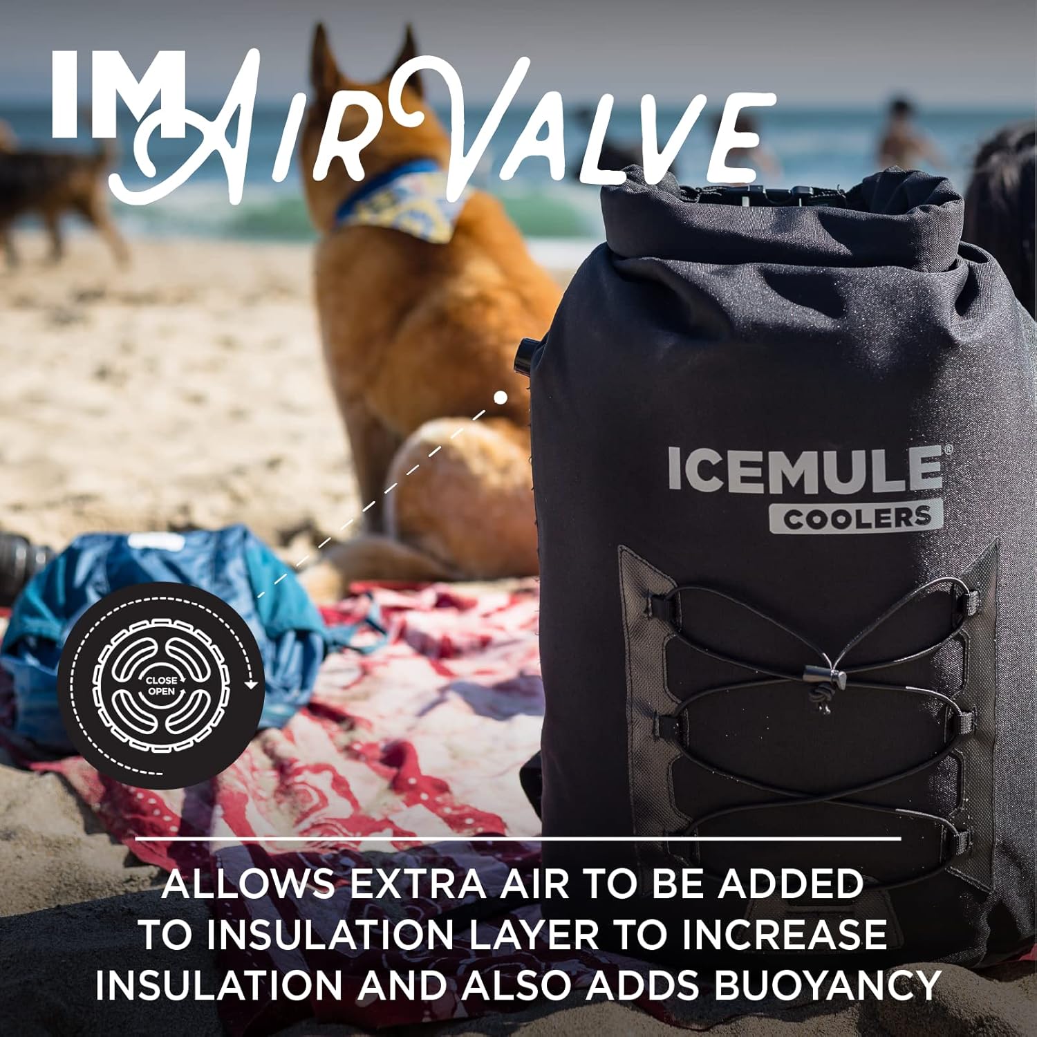 ICEMULE Pro Large Collapsible Backpack Cooler – Hands Free, 100% Waterproof, 24+ Hours Cooling, Soft Sided Cooler for Hiking, Camping, Fishing & Picnics, 23 Liter, Fits 24 Cans + Ice, Olive