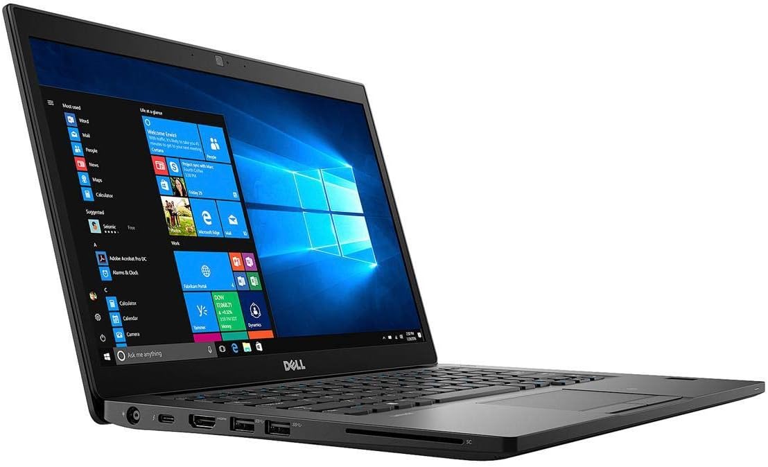 Dell Latitude 7490 Intel Core i5-8350U X4 1.7GHz 16GB 256GB SSD 14", Black (Renewed)