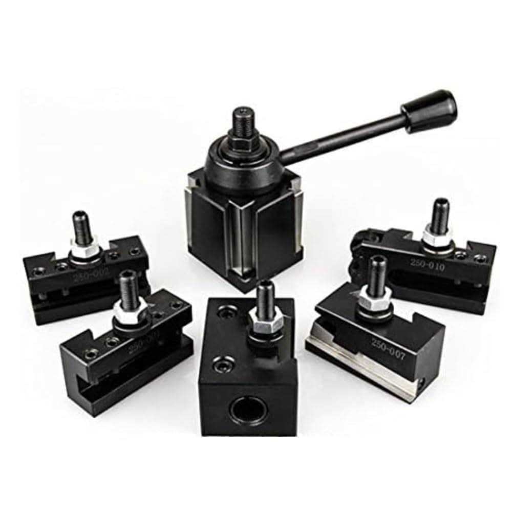 All Industrial 47026 OXA Tool Post Set 6-9 Swing Mini Quick Change CNC Lathe Holder Wedge - Shop Hardware Tools Online Store
