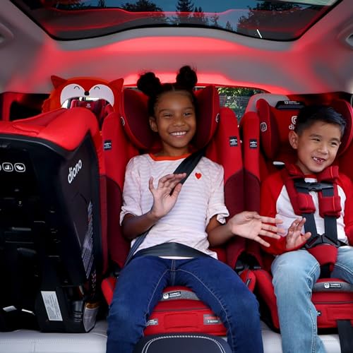 Diono Radian 3QXT SafePlus 4-in-1 Rear and Forward Facing Convertible Car Seat, Safe Plus Engineering, 4 Stage Infant Protection, 10 Years 1 Car Seat, Slim Fit 3 Across, Yellow Mineral