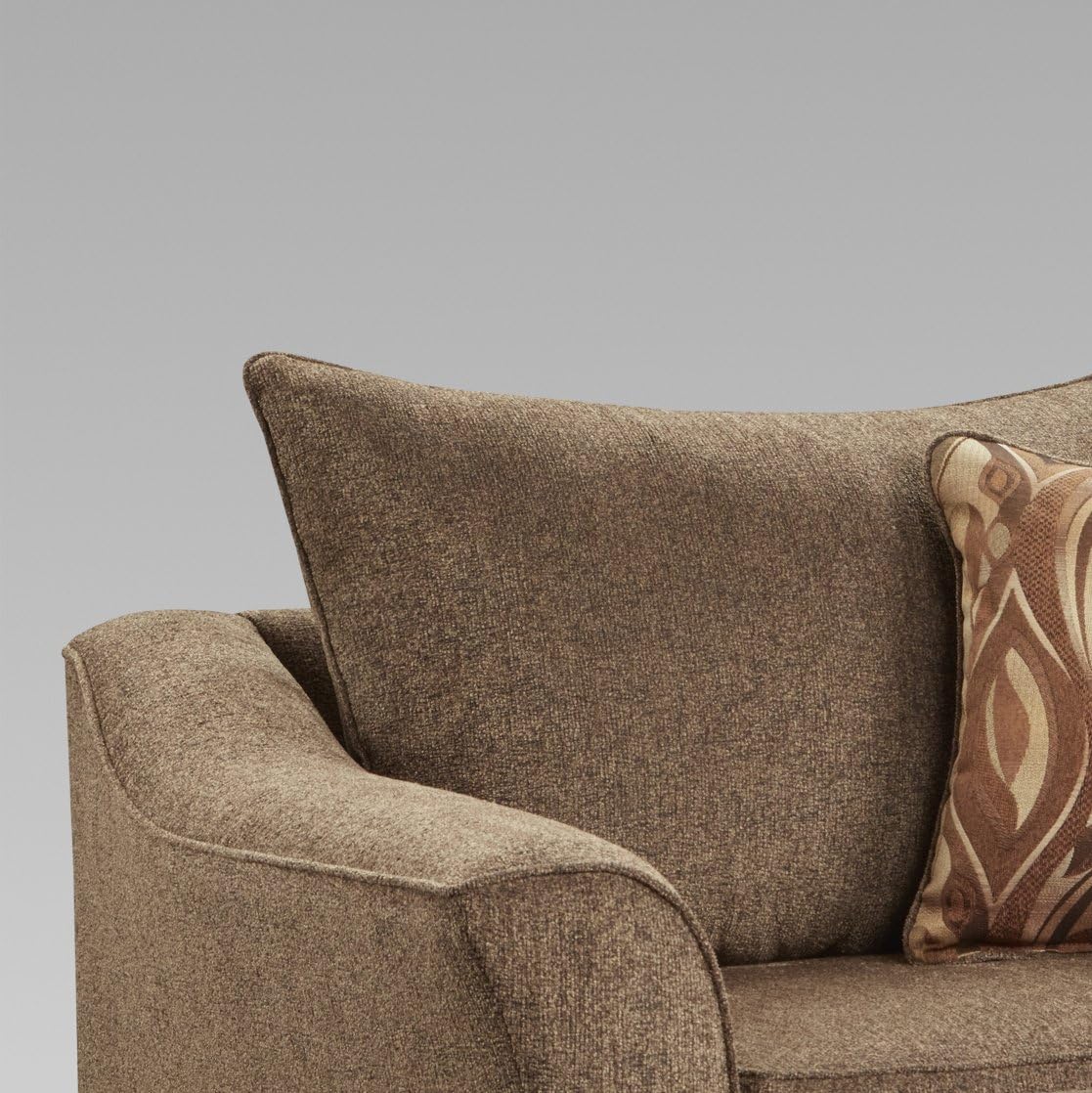 Roundhill Furniture Camero Cafe Sofa, Loveseat & Accent Chair 3 Piece Set