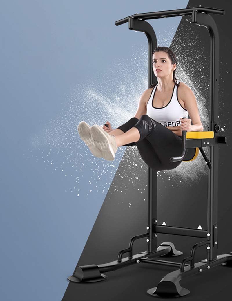Ainfox Power Tower, Pull Up Bar Tower Dip Stands for Home Gym Strength Training Workout Equipment
