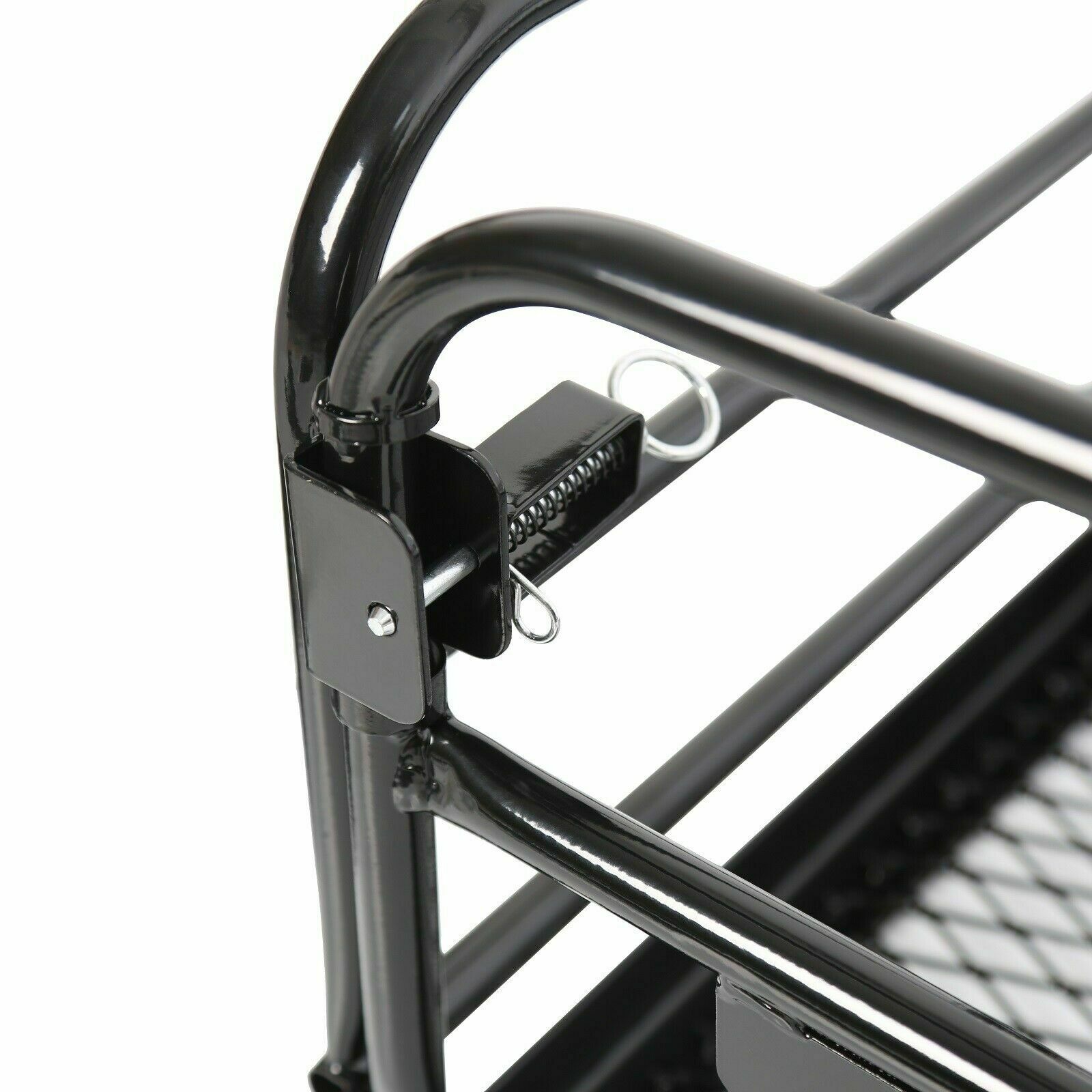 Teledu Multifunctional Folding Hitch-Mount Cargo Carrier Mounted Basket Luggage Rack