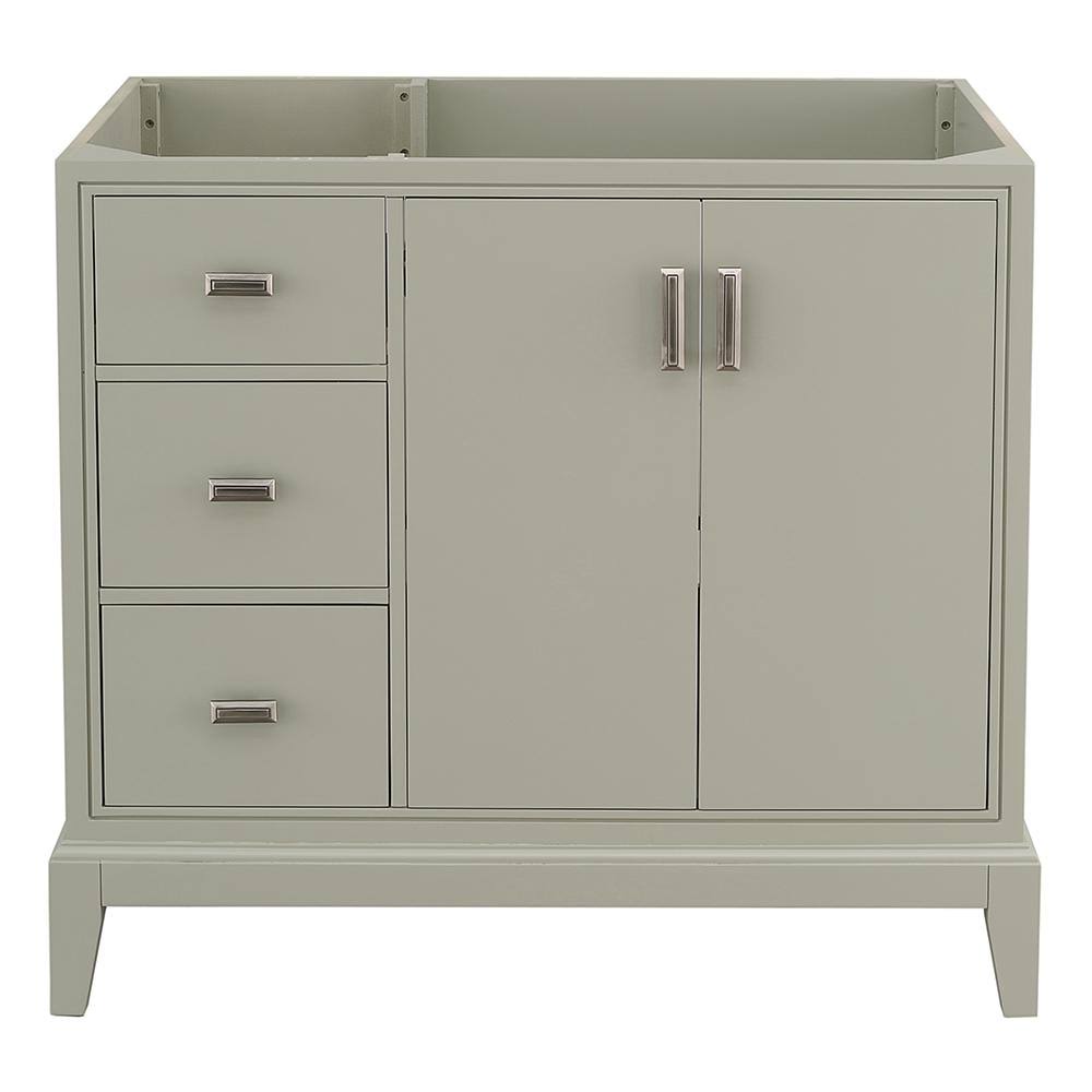 Home Decorators Collection Shaelyn 36 in. W x 21.75 in. D Vanity Cabinet Only in Sage Green