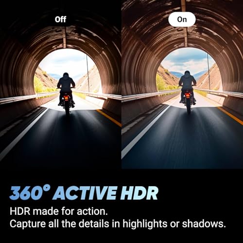Insta360 X4 Motorcycle Bundle- 8K Waterproof 360 Action Camera, 4K Wide-Angle Video, Invisible Selfie Stick, Removable Lens Guards, 135 Min Battery Life, AI Editing, Stabilization, No Micro SD Card