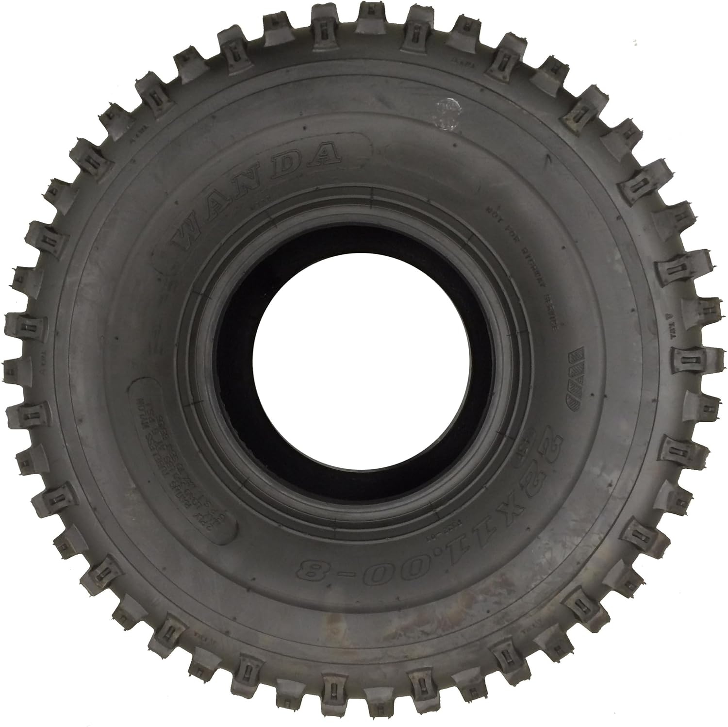2 New WANDA ATV Tires 22X11-8 4PR P322 Dimple Knobby - 10026