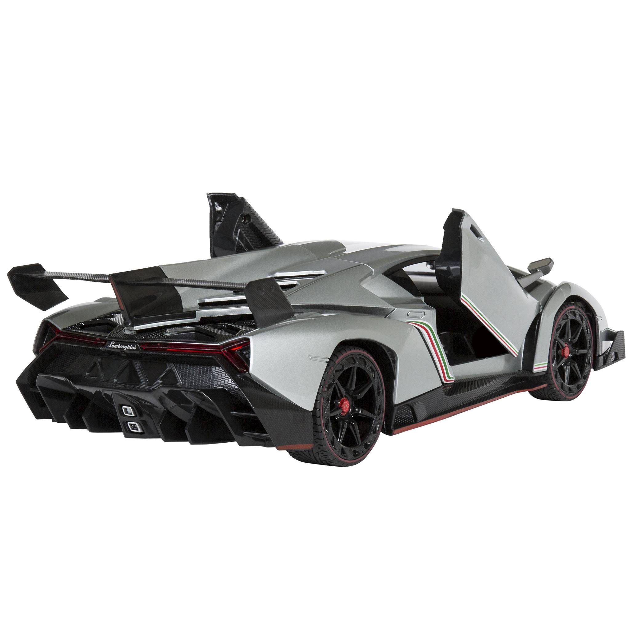 Best Choice Products RC Lamborghini Veneno Gravity Sensor Radio Remote Control Car - 1/14 Scale - Silver