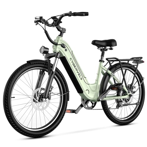 1000 Peak Electric Bike for Adults,up 80 Miles Removable Battery Ebike, 26" Electric E Bike with 7-Speed,Adult Electric Bicycles for Commute Beach Snow Womens All Terrain