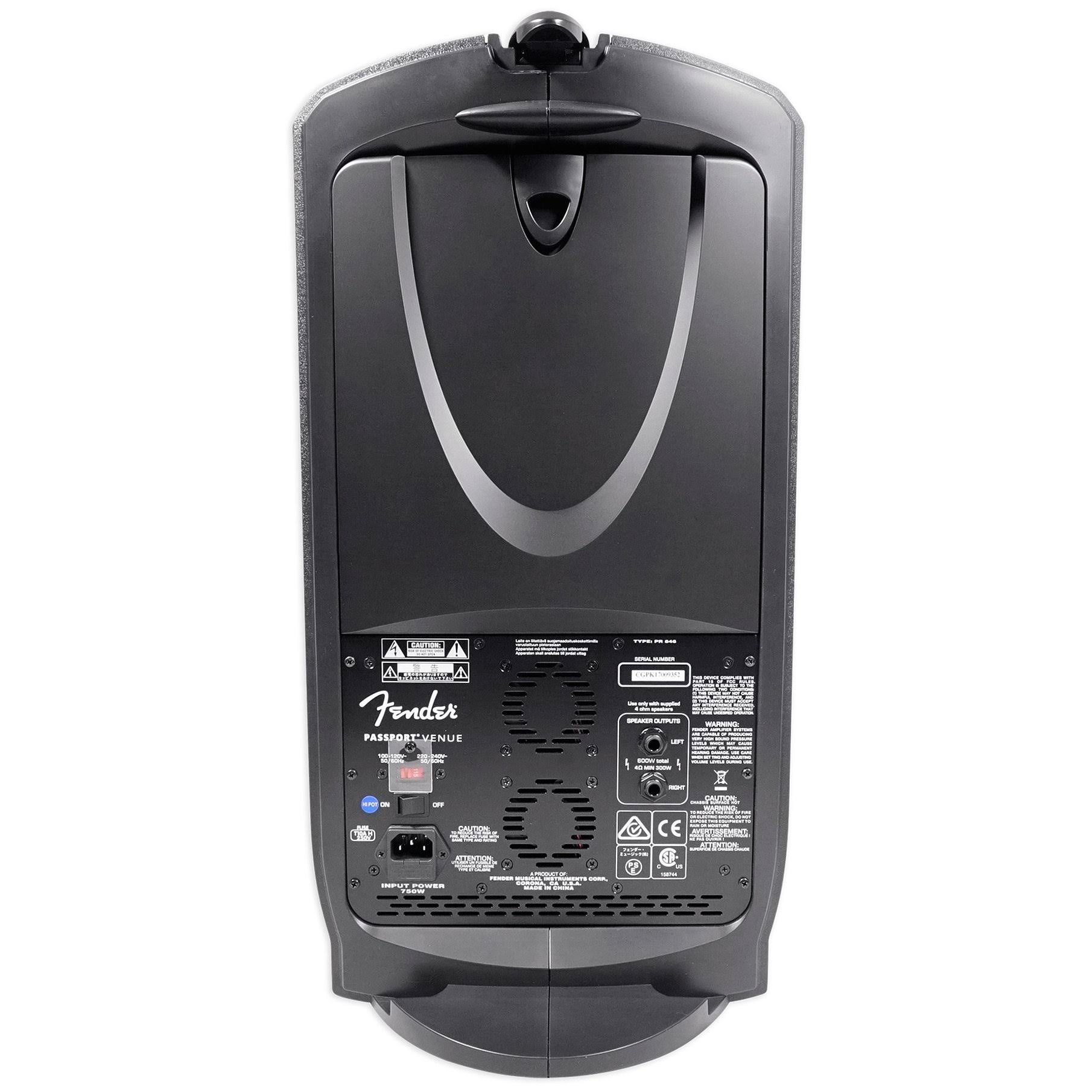 Fender Audio Passport Venue Portable Audio System, 600 W