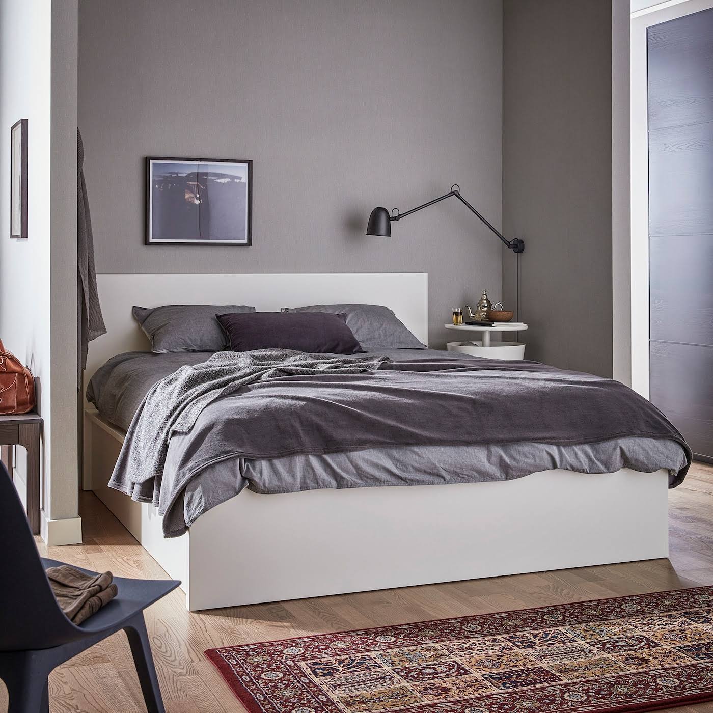 IKEA - Malm Storage Bed, White, Full/Double