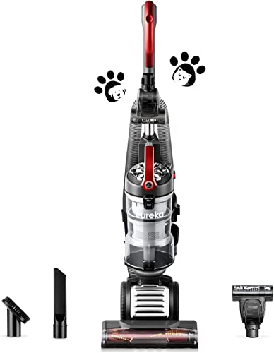 EUREKA Powerful Lightweight Upright Vacuum Carpet and Floor, PowerSpeed NEU202 with Automatic Cord Rewind