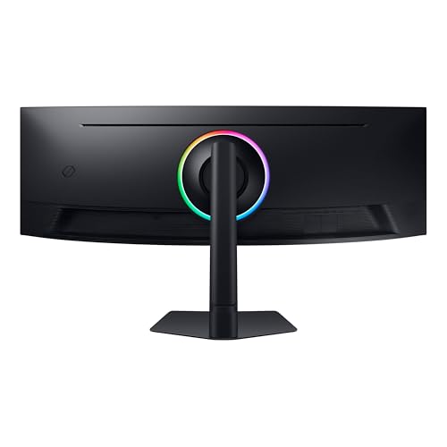 SAMSUNG 49" Odyssey G9 (G95C) Series DQHD 1000R Curved Gaming Monitor, 240Hz, 1ms(GtG), DisplayHDR 1000, AMD FreeSync Premium Pro, Eye Saver Mode, Auto Source Switch+, LS49CG950ENXZA, 2024