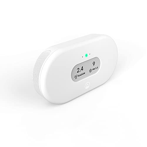 Airthings 2960 View Plus - Battery Powered Radon & Air Quality Monitor (PM, CO2, VOC, Humidity, Temp, Pressure)