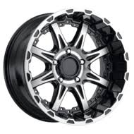 American Outlaw Doubleshot 17x22 Rims 17x8.5 5-139.70/0 Wheels, Gloss - Discount Tire Direct