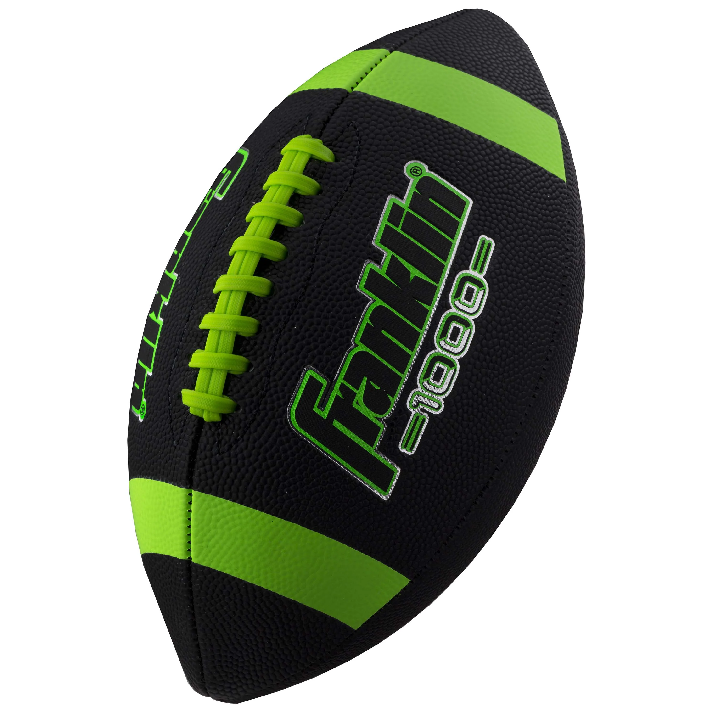 Franklin Sports Junior Footballs Team Pack - 12 Grip Rite Kids Footballs and Pump