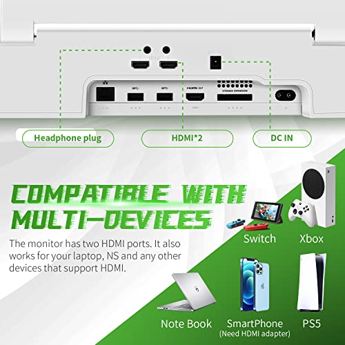G-STORY HDR IPS Eye-Care Portable Gaming Monitor for Xbox 4K