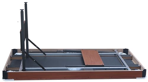 5.5 Ft Billiard Table-Portable Pool Table-Pool Arcade Game Table w/ 1 Set of 1-7/8" Billiard Balls,1 Pcs Brush, 2 Pcs Chalk,2 Pcs Cue Sticks for Living Room,Play Room,Game Room