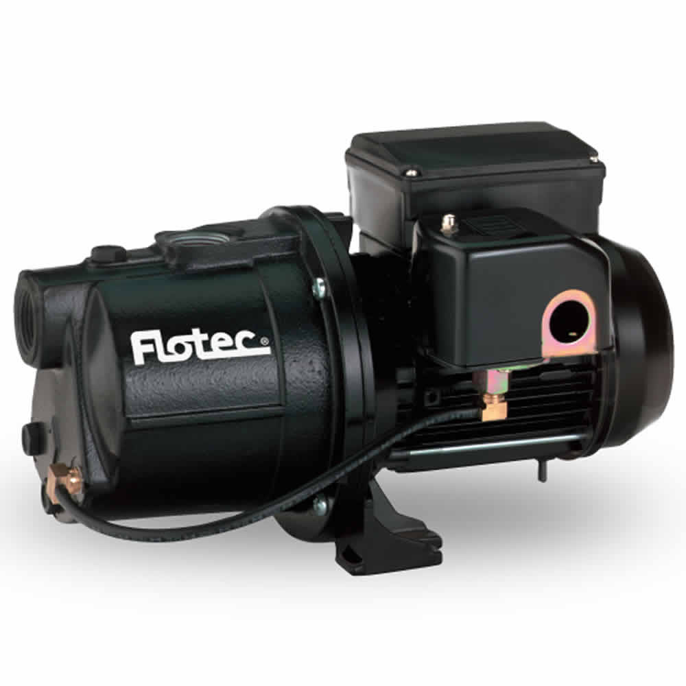 Flotec FP4105 Jet Pump, Cast Iron, Shallow Well, 1/2HP