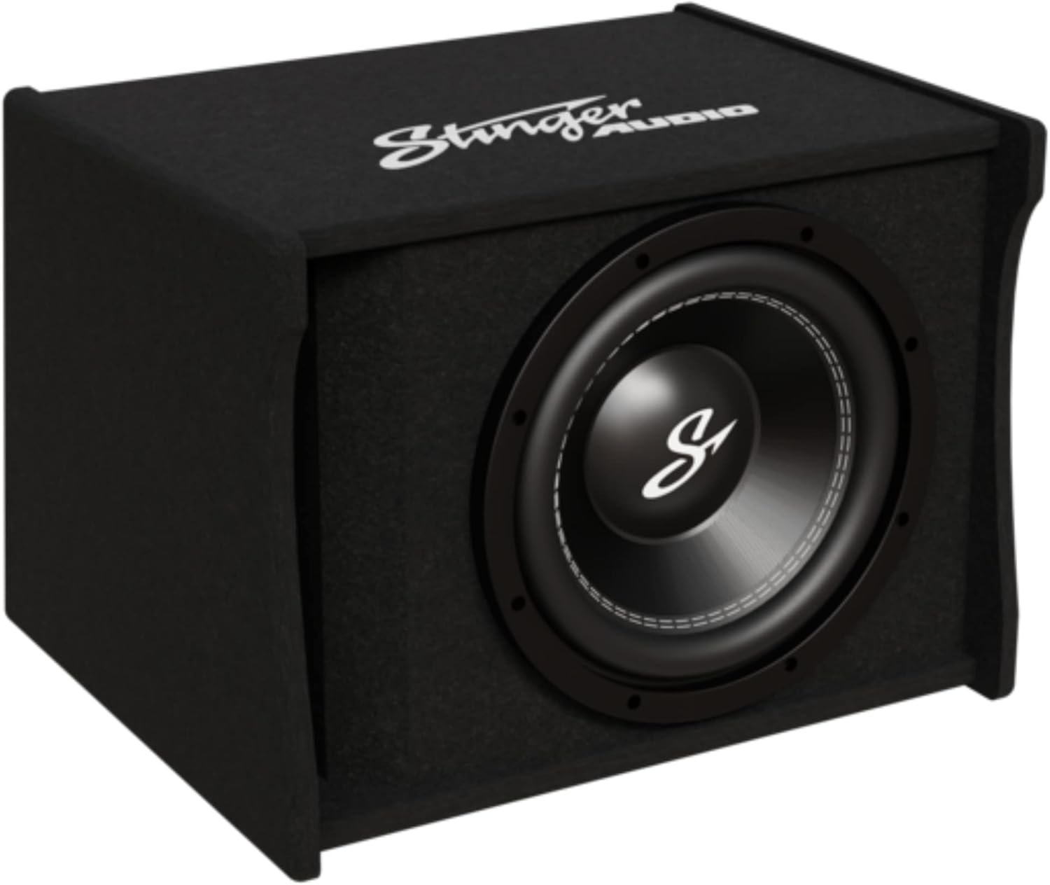 AudioControl The Epicenter Bass Booster Expander & Bass Restoration Processor with Remote with Single 10" 1,200 Watt Peak Power Loaded Subwoofer Enclosure