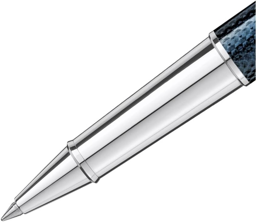 Montblanc Meisterstuck Solitaire Doue Blue Hour Classique Rollerball Pen 112894