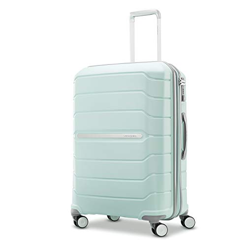 Samsonite Freeform 21-Inch Hardside Carry-On Luggage - Hardshell Carry-On Suitcase - TSA, Airline-Approved - Expandable Hard Shell, Smooth Rolling Spinner Wheels for Lightweight Travel - Navy